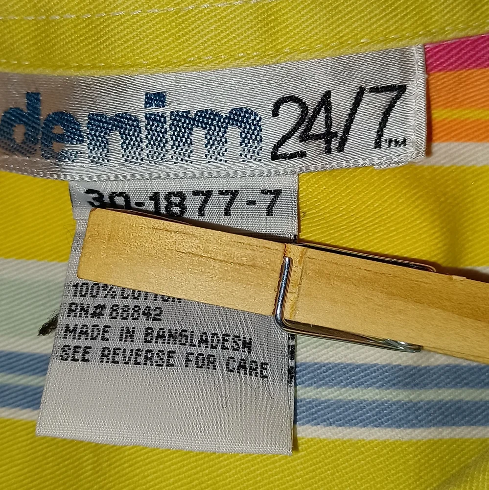 Denim 24/7 Multicolored Shirt Jacket Size 4X - Picture 8 of 9